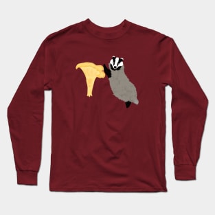 Badger and mushroom Long Sleeve T-Shirt